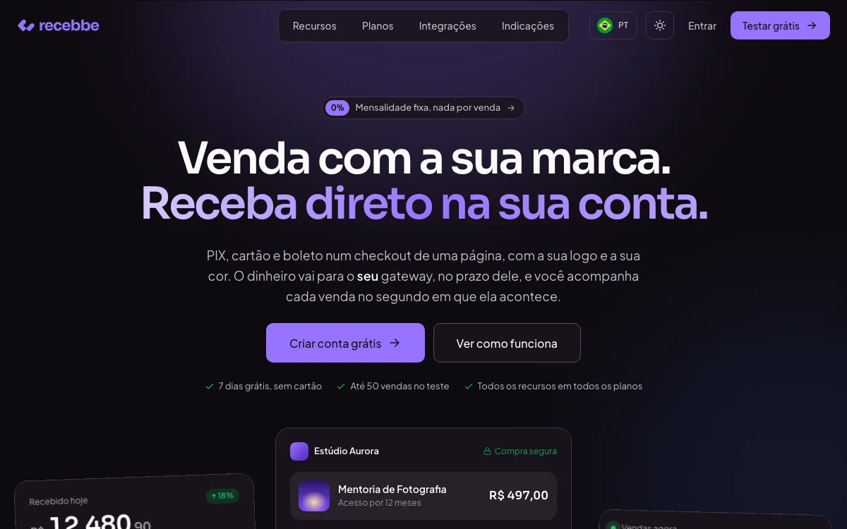 Site da Recebbe